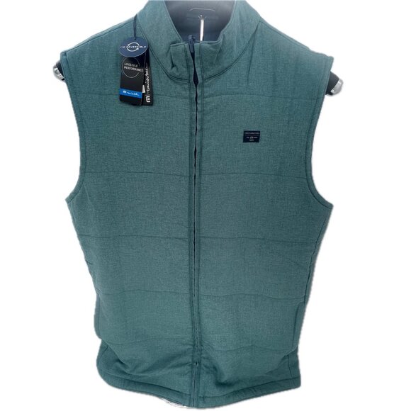 NWT Travis Mathew Clear Cut reversible vest - various sizes - blue/green - Picture 4 of 7